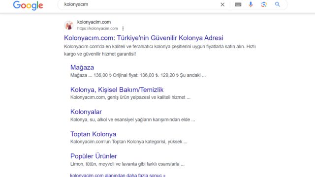 kolonyacım web search